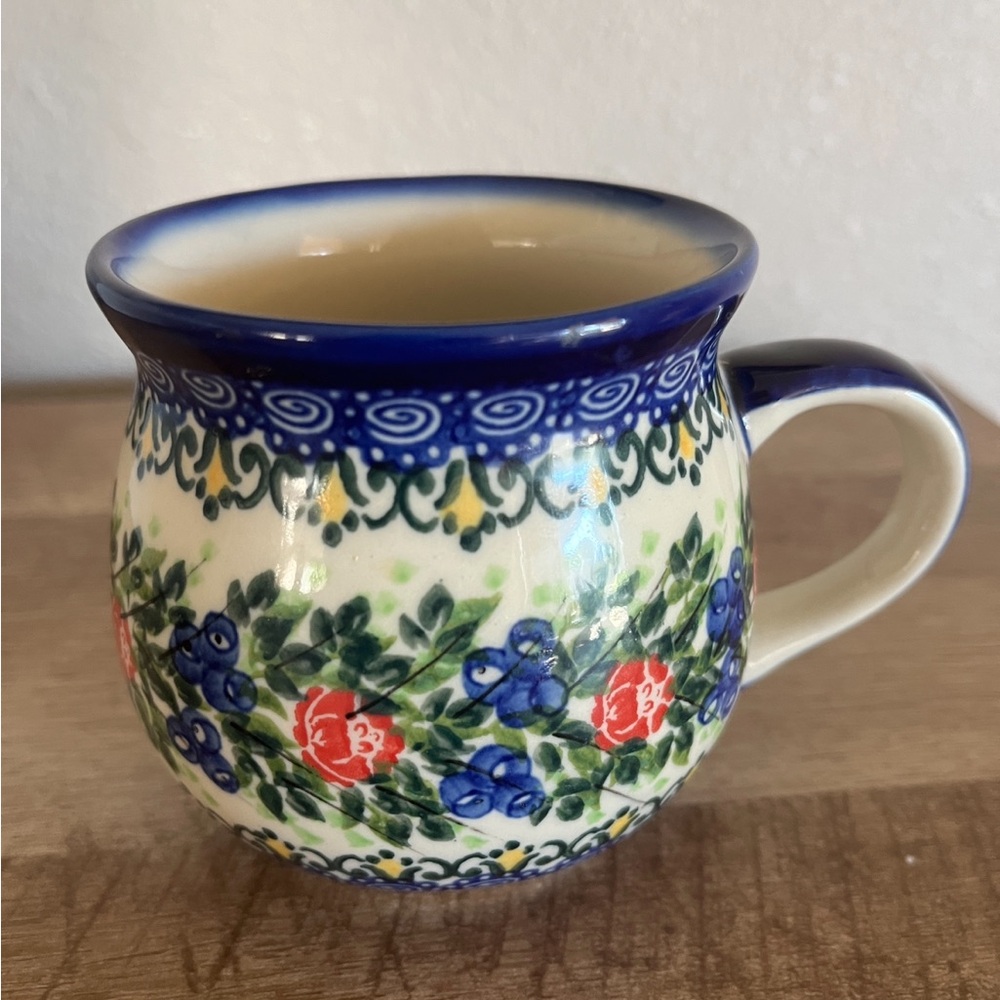 Boleslawiec Unikat mug Polish Pottery Hand Made - Picture 3 of 7